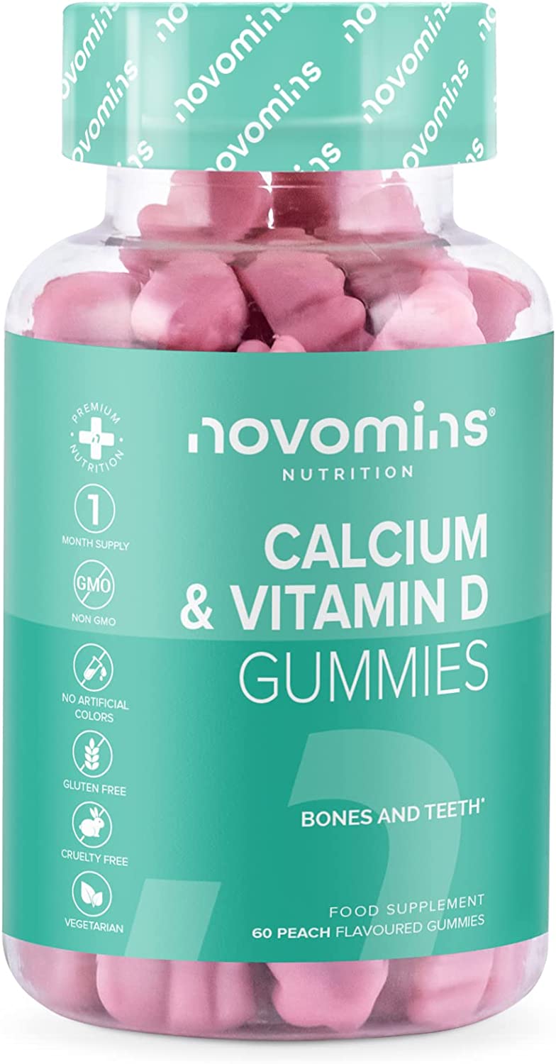 Novomins Nutrition Calcium, Vitamin D & K2 Gummies