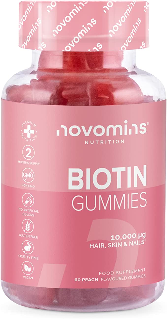 Novomins Nutrition Biotin Gummies 2 Month Supply