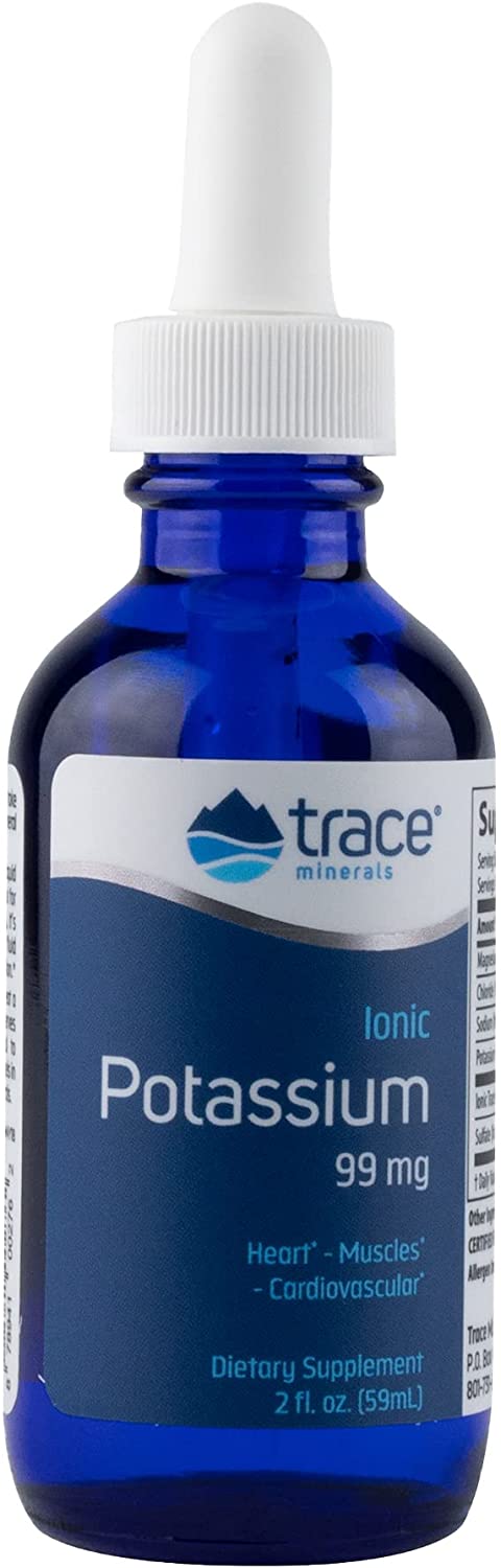Trace Minerals Research Ionic Potassium 99mg, 59ml