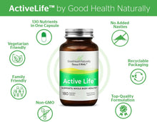 Load image into Gallery viewer, https://organicbargains.co.uk/products/good-health-naturally-active-life™-capsules-180-capsules
