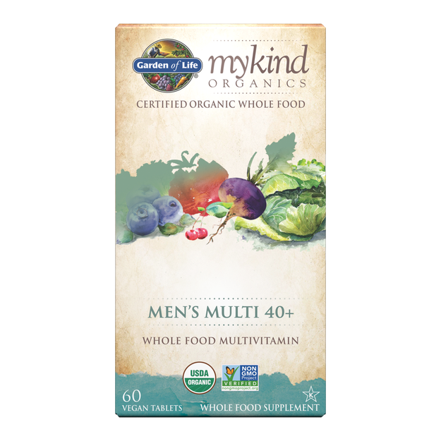 Garden Of Life Mykind Organics Men's Multi 40+ Multivitamin 60 Tablets