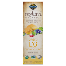 Load image into Gallery viewer, Garden of Life mykind Organics Vegan D3 Organic Spray 58 ml 1000IU- Vanilla
