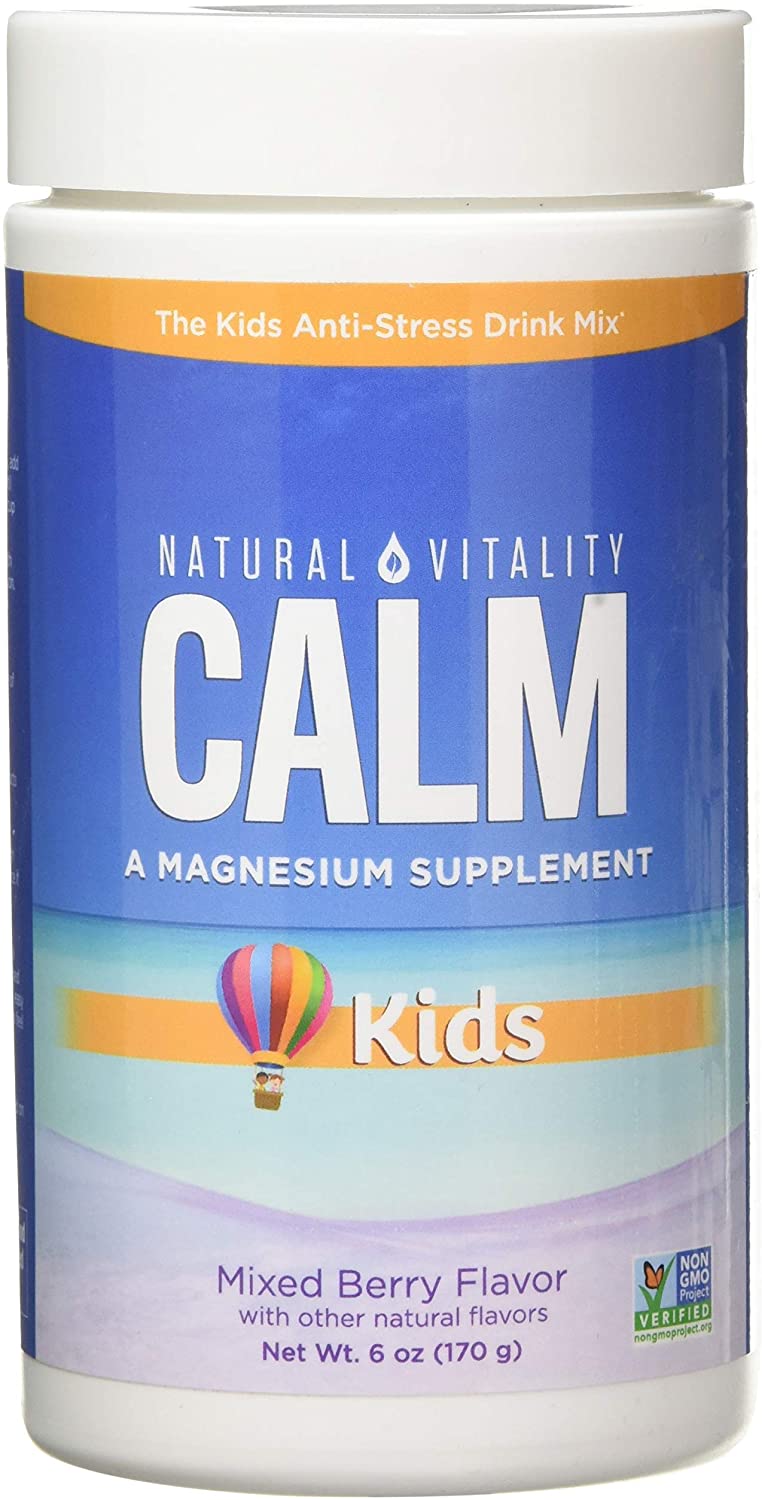 Natural Vitality Natural, Calm Kids, Mixed Berry Flavour, 170 g