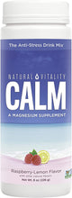 Load image into Gallery viewer, Natural Vitality CALM® Magnesium Powder, Raspberry Lemon Flavour 226g

