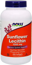 Load image into Gallery viewer, https://organicbargains.co.uk/products/now-foods-sunflower-lecithin-1200-mg-200-softgels
