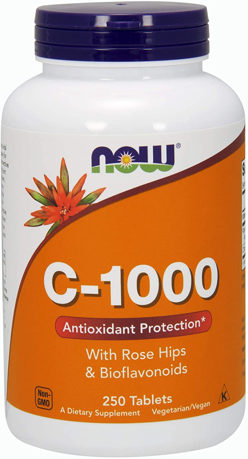 Now Foods Vitamin C-1000 250 Veg Capsules