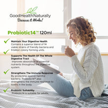 Load image into Gallery viewer, https://organicbargains.co.uk/products/good-health-naturally-probiotic14™-120-capsules
