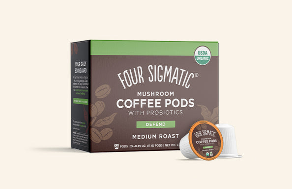 Four Sigmatic Mushroom Coffee Pods with Probiotics Defend 