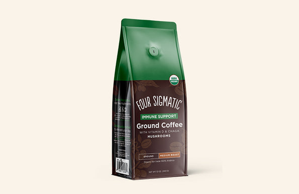 Four Sigmatic Ground Coffee Immune Support Coffee with Vitamin D & Chaga Mushrooms