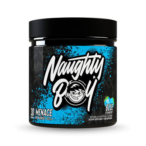 Naughty Boy Menace® Pre-Workout, Blue Strawaberry, 420g