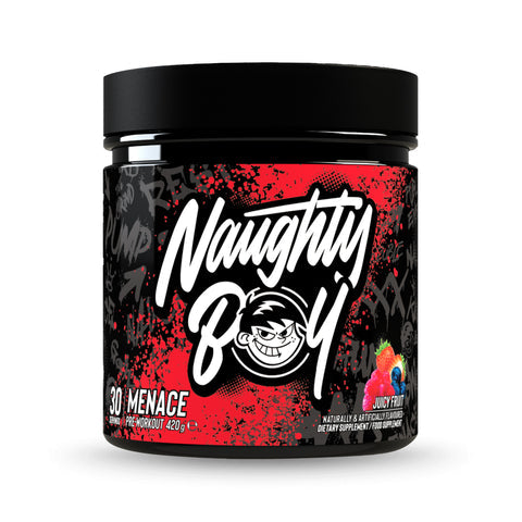 Naughty Boy Menace® Pre-Workout, Juicy Fruit, 420g