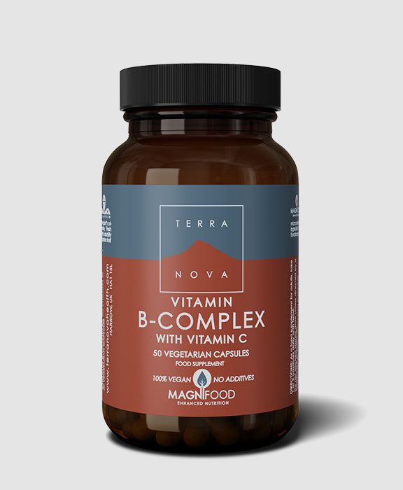 Terranova Vitamin B-Complex with Vitamin C, 100 vegicaps