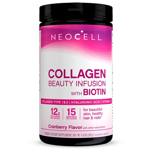 NeoCell Collagen Beauty Infusion with Biotin Powder Cranberry Cocktail 330g
