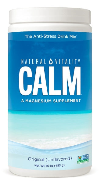 Natural Vitality CALM® Magnesium Powder, Unflavoured 453g 