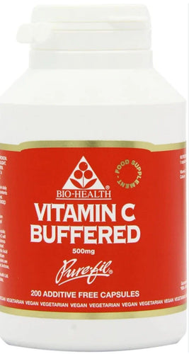 Bio Health Buffered Vitamin C 500mg 200 capsules