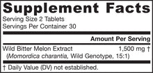 Load image into Gallery viewer, Jarrow Formula&#39;s Wild Bitter Melon Extract 60 tablets
